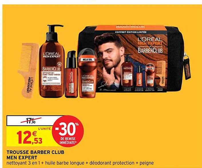 trousse barber club men expert