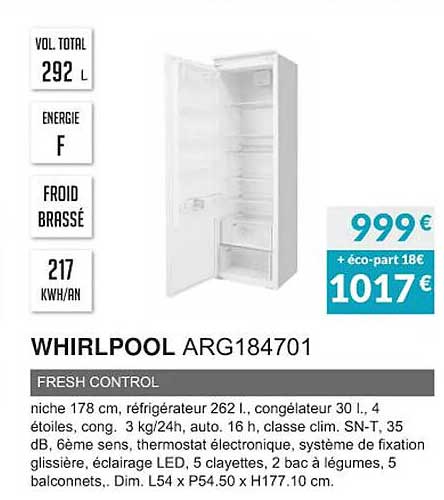 whirlpool arg184701 fresh control