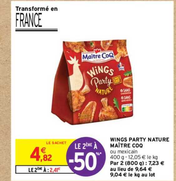 wings party nature maître coq