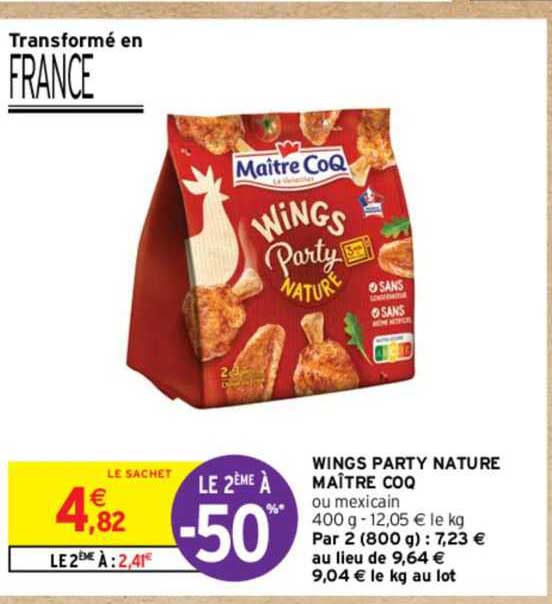 wings party nature maître coq