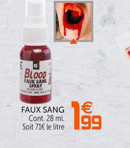 faux sang
