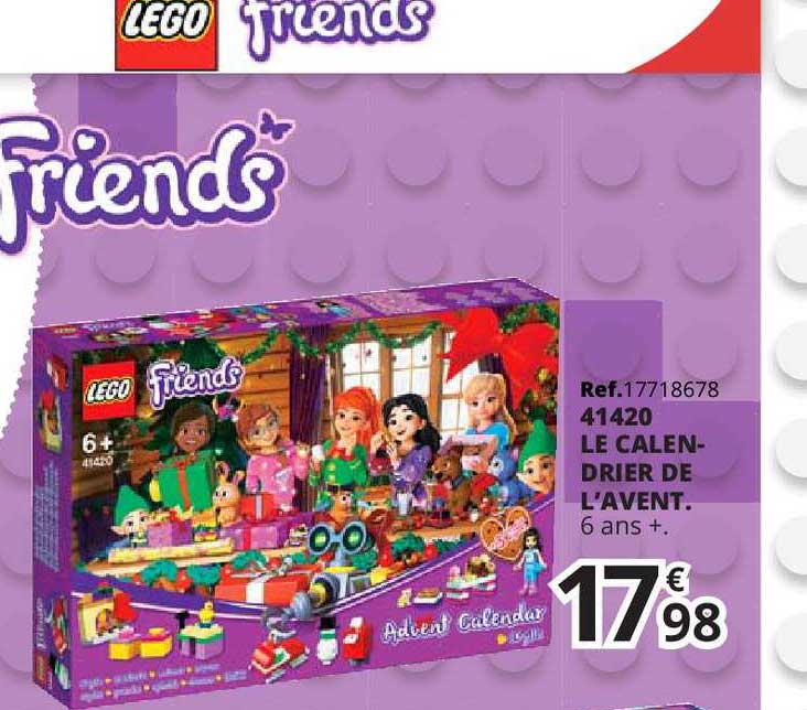 41420 le calendrier de l'avent lego