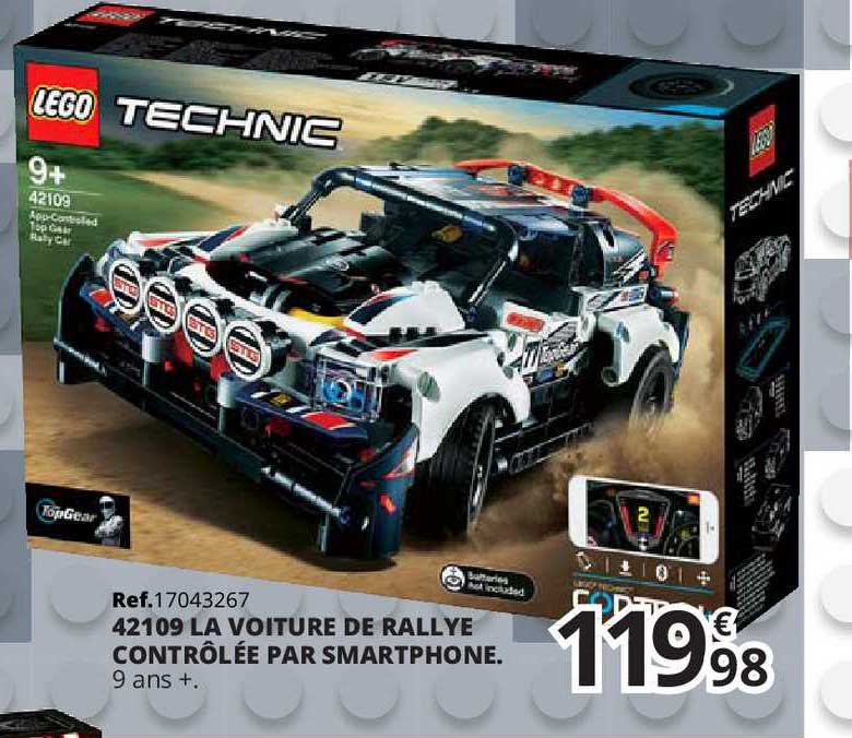 42109 la voiture de rallye contrôlée par smartphone lego technic