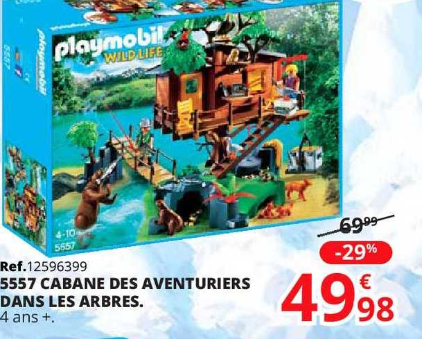 5557 cabane des aventuriers dans les arbres