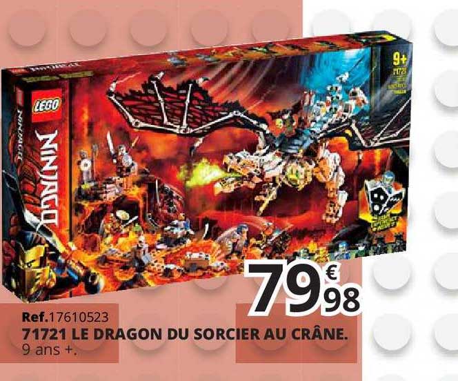 71721 le dragon du sorcier au crâne lego