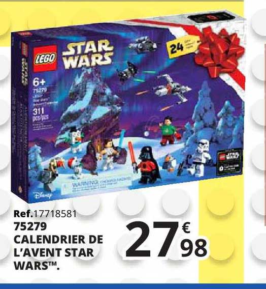 75279 Calendrier De L'avent Star Wars Lego Star Wars