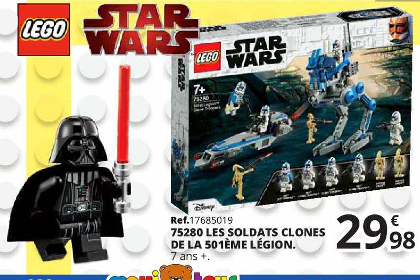 75280 les soldats clones de la 501ème légion lego star wars