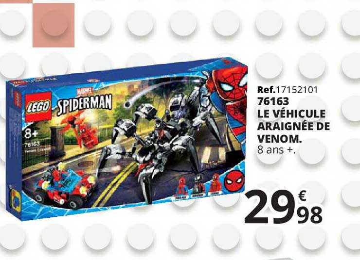 76163 le véhicule araignée de venom lego spiderman