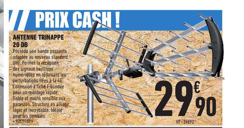 antenne trinappe 20 db