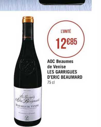 aoc beaumes de venise les garrigues d'eric beaumard