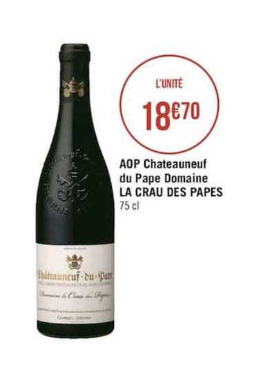 aop châteauneuf du pape domaine la crau des papes