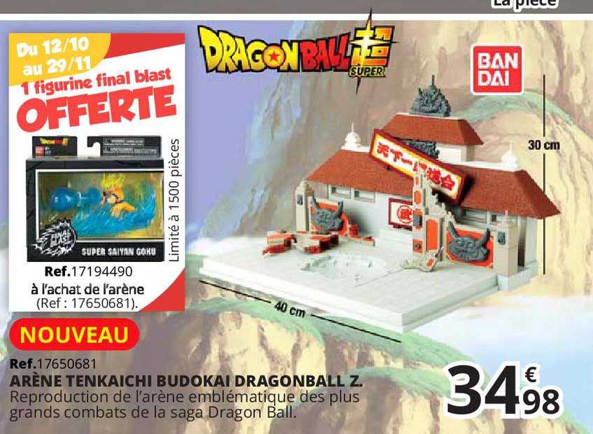 arène tenkaichi budokai dragonball z ban dai