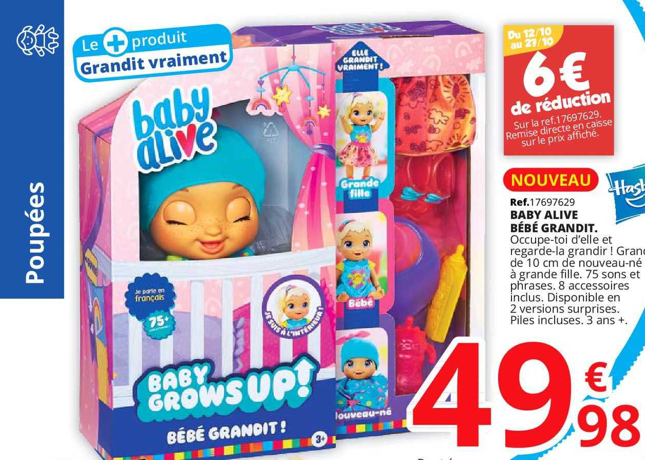 baby alive bébé grandit