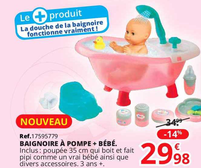 Baignoire à Pompe + Bébé