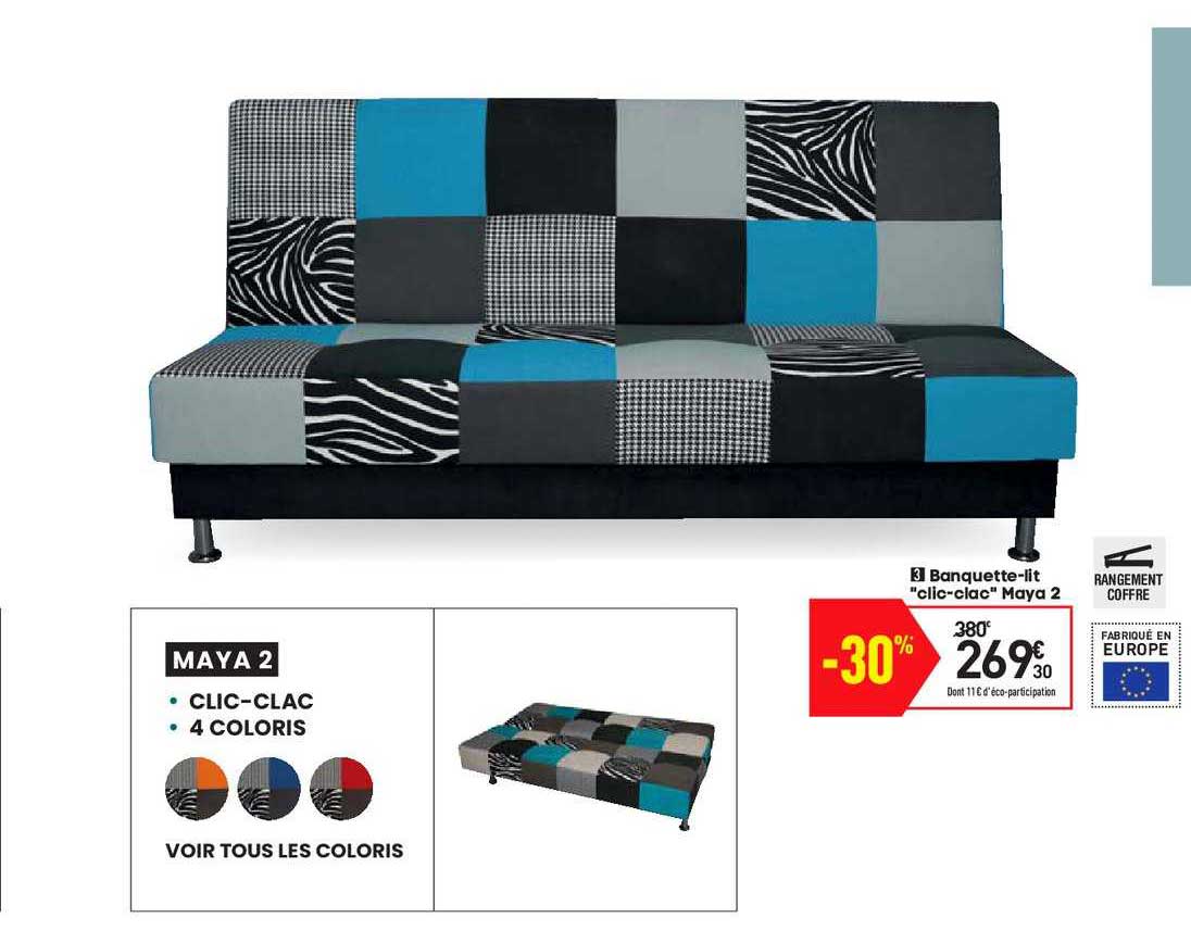 banquette-lit "clic-clac" maya 2