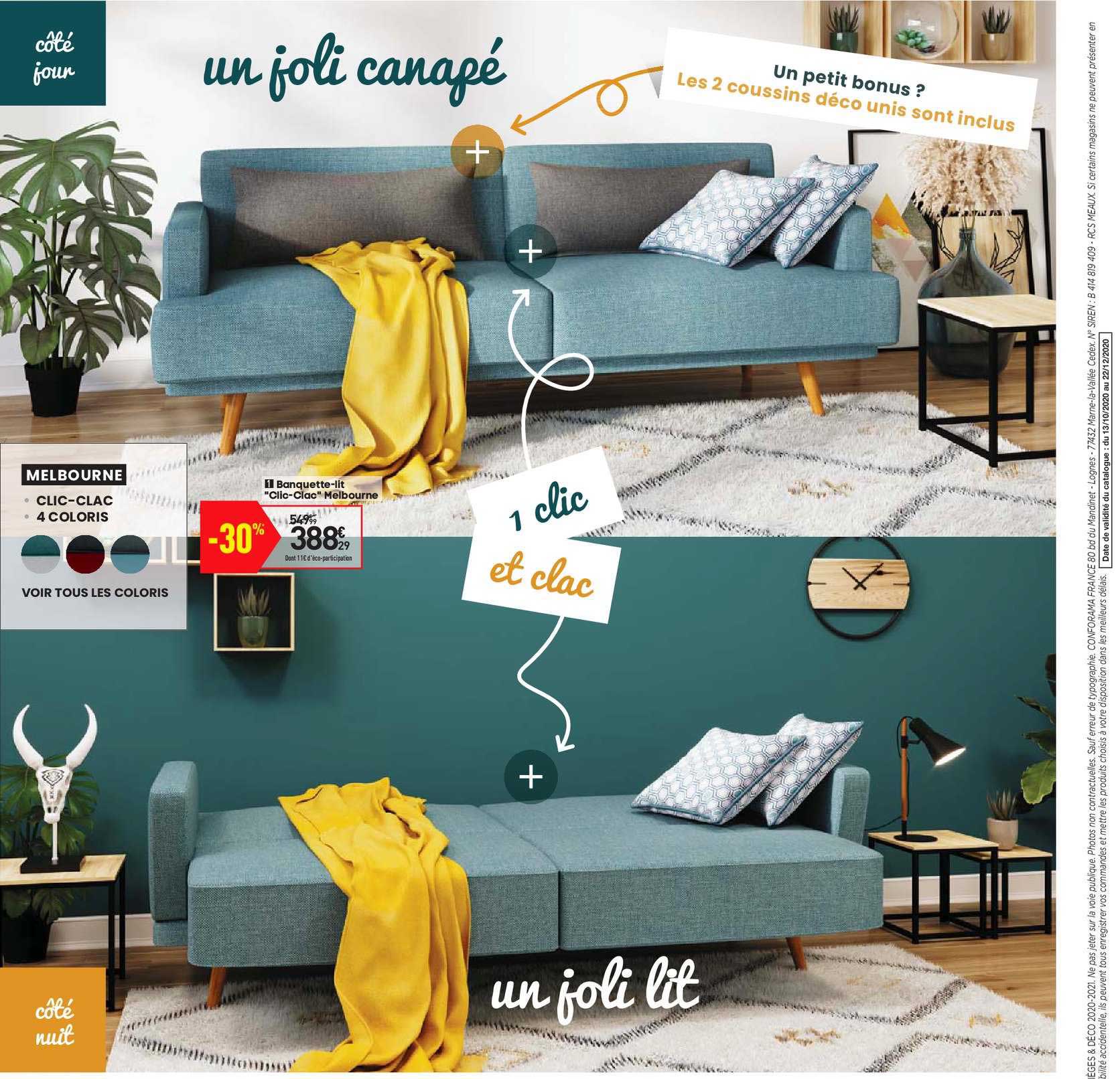 banquette-lit "clic-clac" melbourne