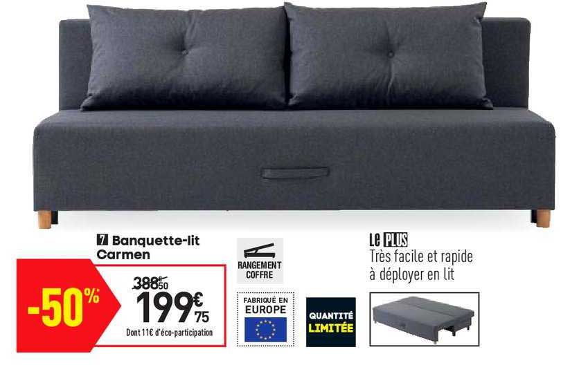 banquette-lit carmen