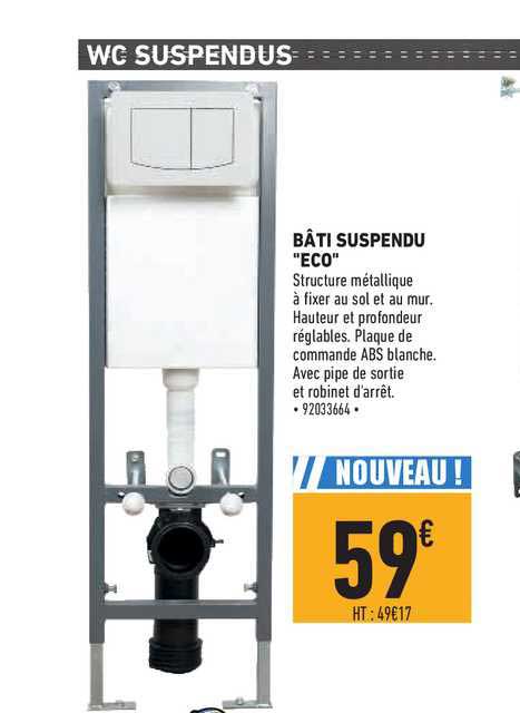 bâti suspendu "eco"