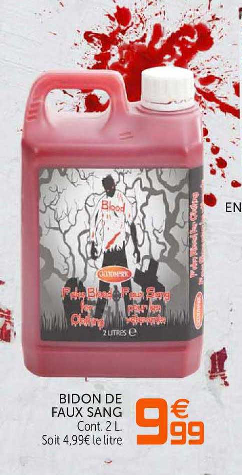 Bidon De Faux Sang