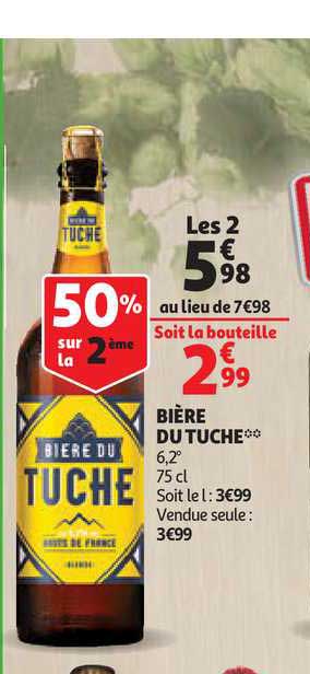 Bière Du Tuche 50% Sur La 2ème