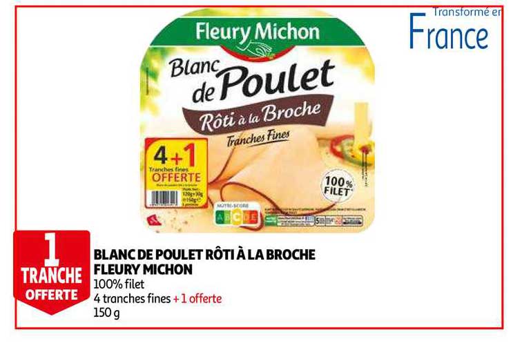 blanc de poulet rôti à la broche fleury michon