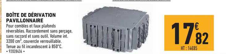 boîte de dérivation pavillonnaire