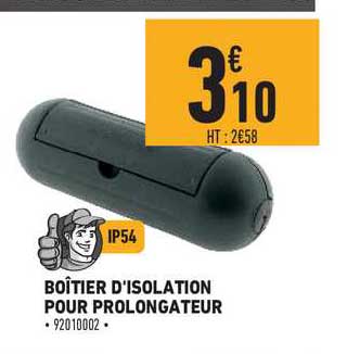 boîtier d'isolation pour prolongateur