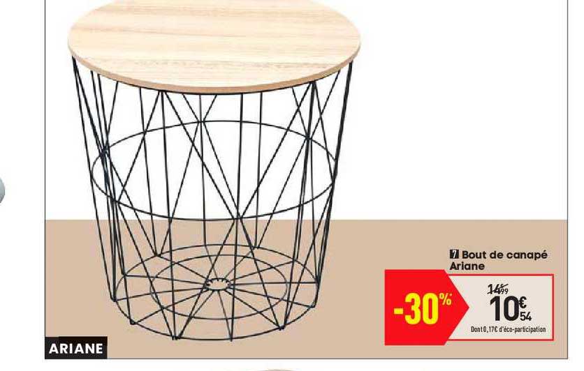bout de canapé ariane