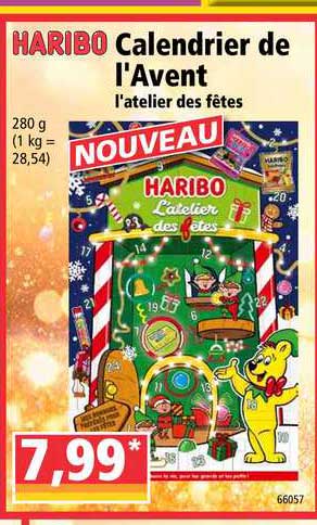 calendrier de l'avent haribo