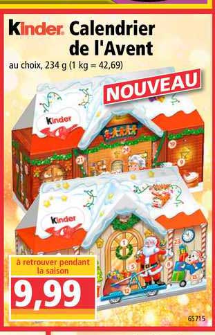 Calendrier De L'avent Kinder