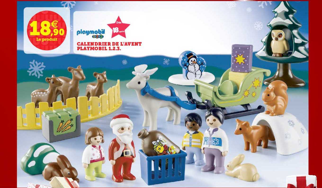 calendrier de l'avent playmobil 1.2.3. playmobil