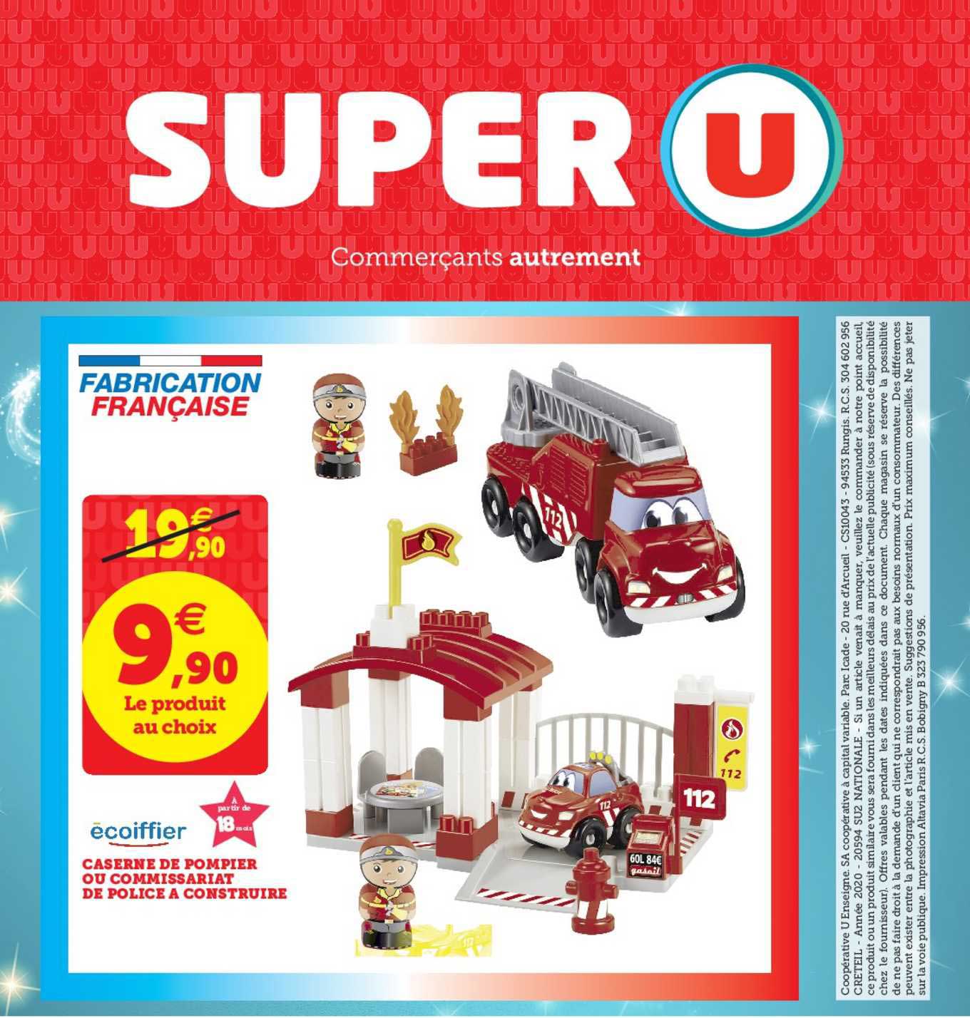 caserne de pompier ou commissariat de police à construire ecoiffier