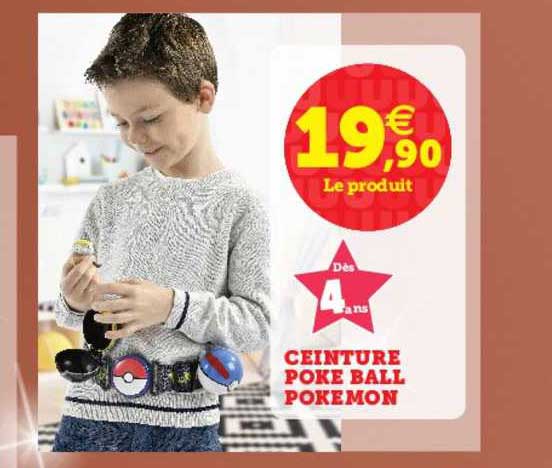 ceinture poke ball pokemon