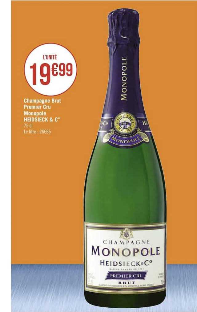 Champagne Brut Premier Cru Monopole Heidsieck & C°