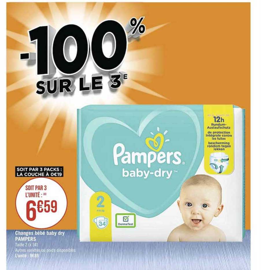 Changes Bébé Baby Dry Pampers