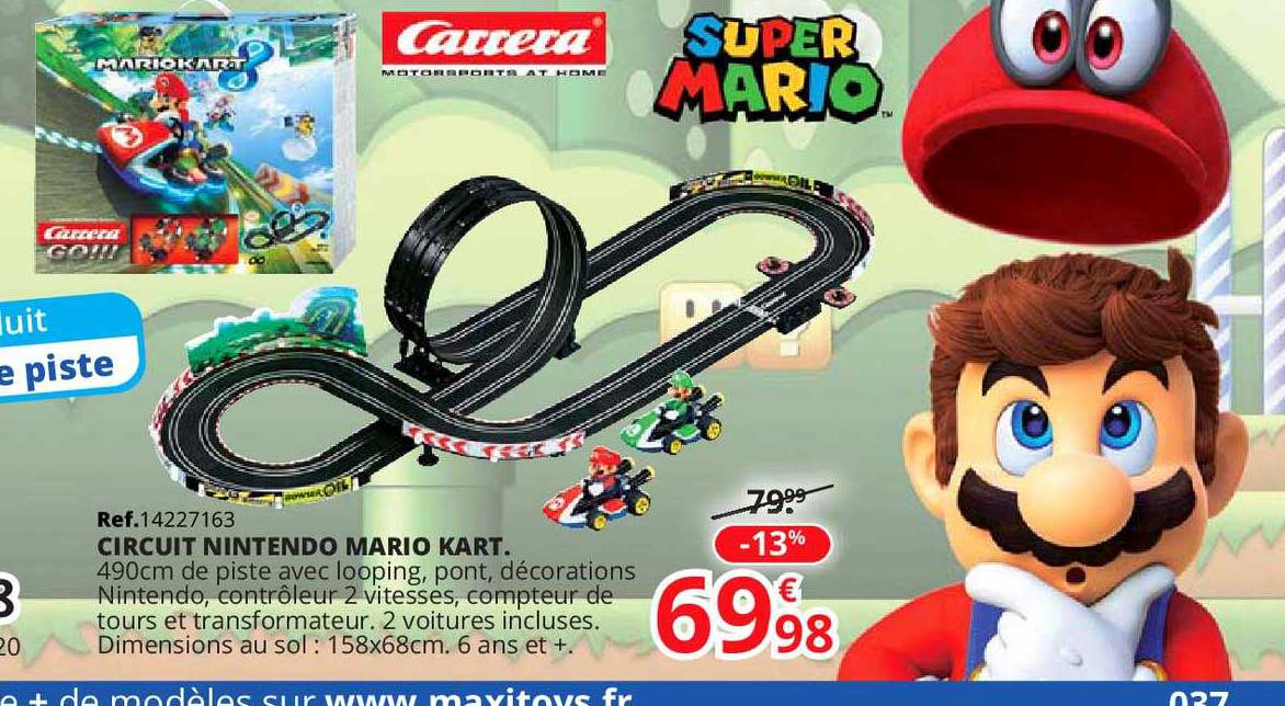 circuit nintendo mario kart carrera