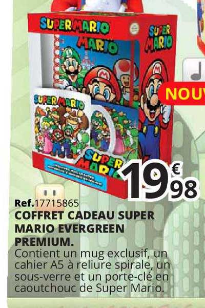 Coffret Cadeau Super Mario Evergreen Premium