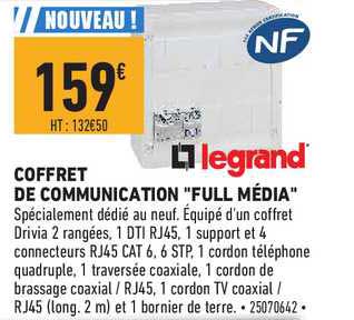 coffret de communication "full média" legrand