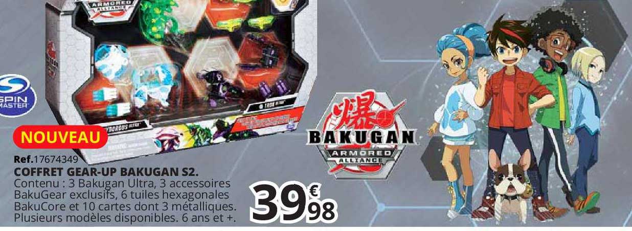 coffret gear up bakugan s2