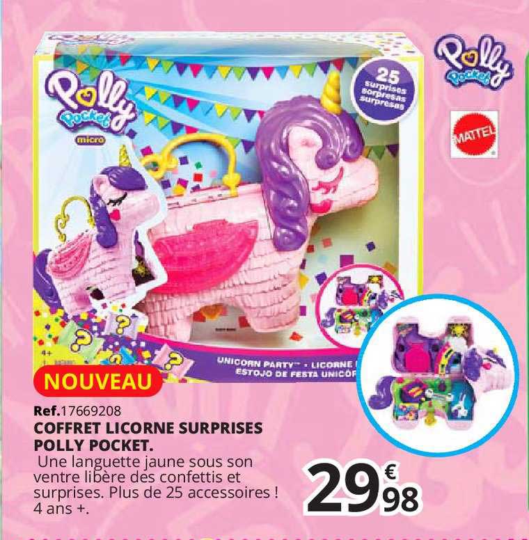 coffret licorne surprises polly pocket