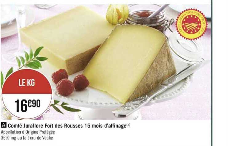 Comté Juraflore Fort Des Rousses 15 Mois D'affinage