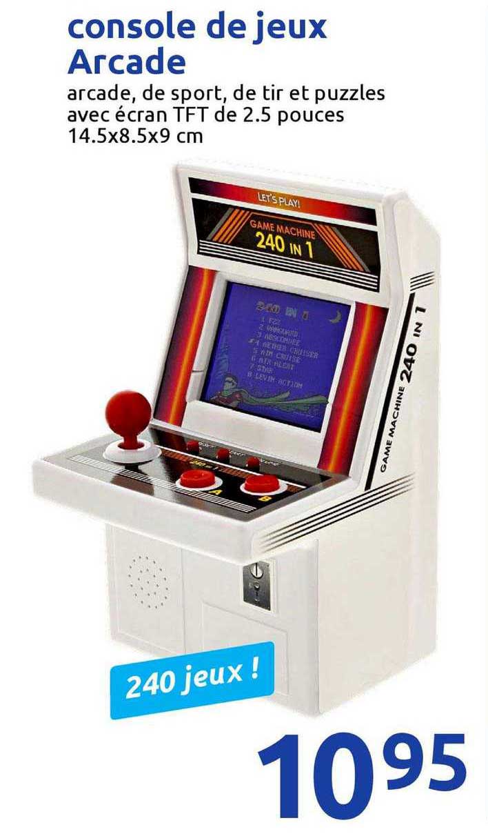 console de jeux arcade