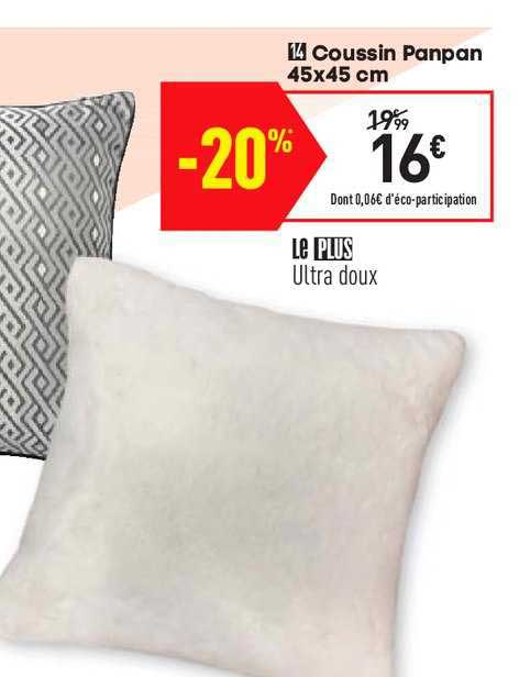 coussin panpan 45x45 cm