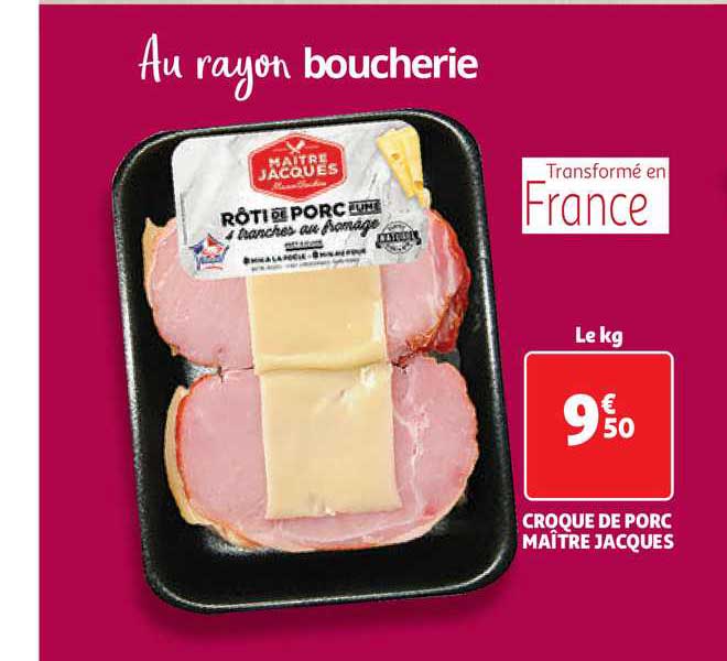 croque de porc maître jacques