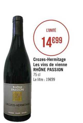 crozes hermitage les vins de vienne rhône passion