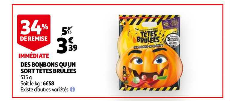 des bonbons ou un sort têtes brûlées