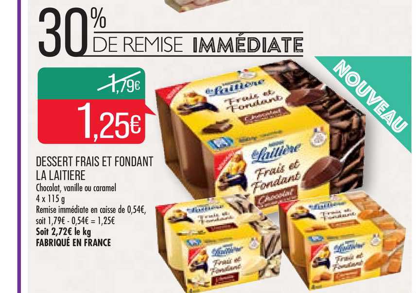 Dessert Frais Et Fondant La Laitière 30% De Remise Immédiate