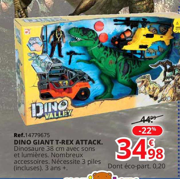 dino giant t rex attack