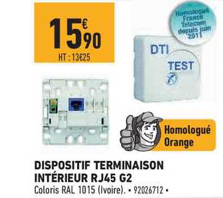 Dispositif Terminaison Intérieur Rj45 G2