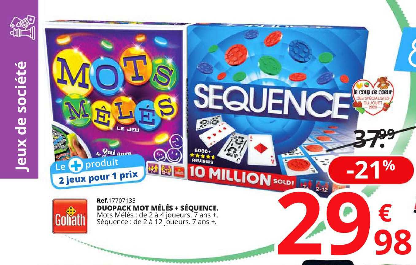 duopack mot mélés séquence